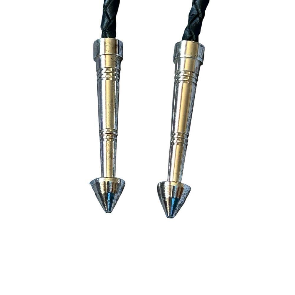 Vintage Montana Silversmiths Flying Eagle Silver Bolo Tie Western Americana - Picture 9 of 10